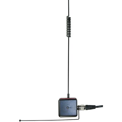 Image showing  Pre-Tuned Dual-Band Land Mobile Glass-Mount Antenna, 150-450 MHz VHF/450-470 MHz UHF, Black
