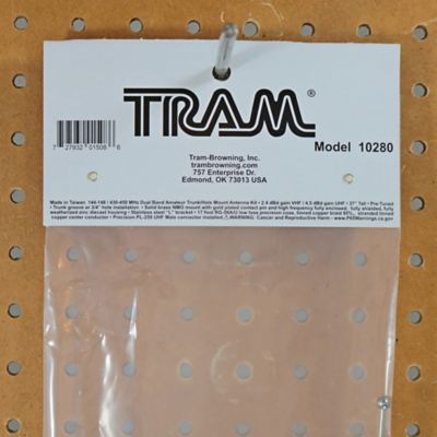 Image showing 5 th Tram Pre-Tuned Dual-Band Amateur Trunk or Hole Mount Antenna Kit, 144-148 MHz VHF/430-450 MHz UHF, PL-259 Connector