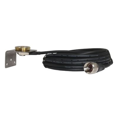 Image showing 6 th Tram Pre-Tuned Dual-Band Amateur Trunk or Hole Mount Antenna Kit, 144-148 MHz VHF/430-450 MHz UHF, PL-259 Connector