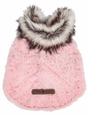 Image showing  Luxe Pinkachew Charming Designer Mink Fur Dog Jacket
