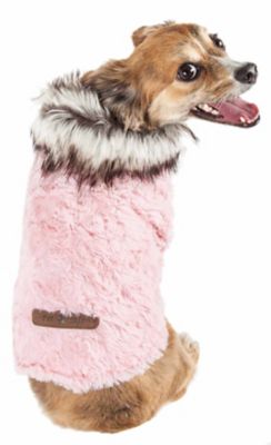 Image showing  Luxe Pinkachew Charming Designer Mink Fur Dog Jacket