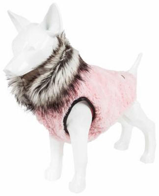 Image showing  Luxe Pinkachew Charming Designer Mink Fur Dog Jacket