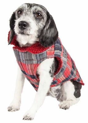 Image showing  Scotty Tartan Classical Plaided Insulated Dog Jacket