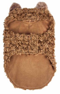 Image showing  Luxe Furpaw Shaggy Elegant Designer Dog Jacket