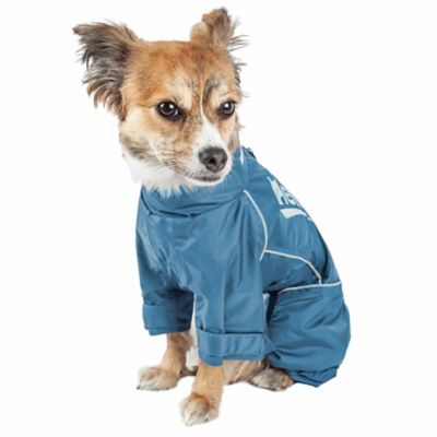 Image showing  Hurricanine Waterproof and Reflective Full Body Dog Coat Jacket with Heat Reflective Technology