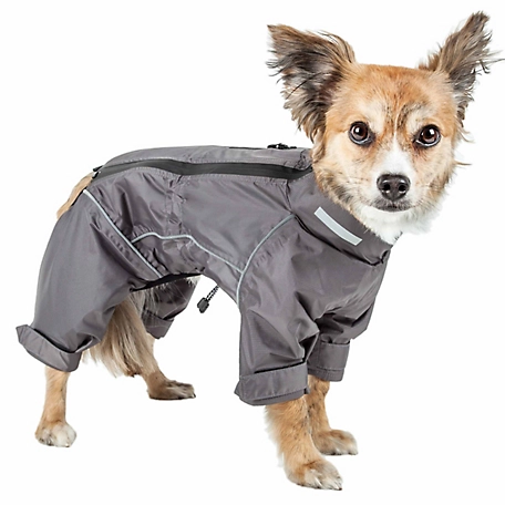 Dog Helios Hurricanine Waterproof and Reflective Full Body Dog Coat Jacket with Heat Reflective Technology