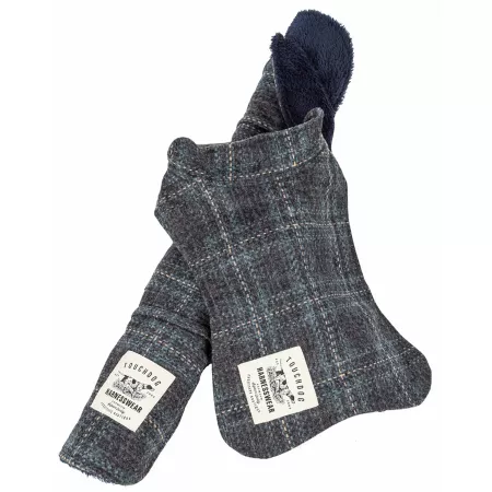 Touchdog 2-in-1 Plaid Dog Jacket and Matching Reversible Dog Mat Dog Coats & Jackets