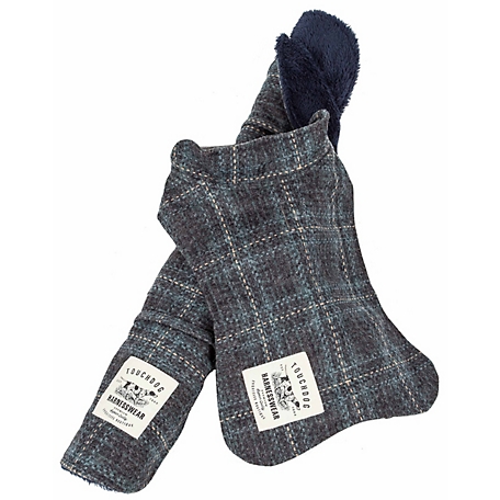 Touchdog 2-in-1 Windowpane Plaided Dog Jacket and Matching Reversible Dog Mat