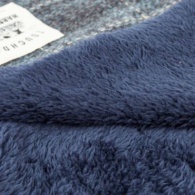 Image showing  2-in-1 Windowpane Plaided Dog Jacket and Matching Reversible Dog Mat