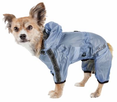 Dog Helios Torrential Shield Waterproof Multi-Adjustable Full-Bodied Dog Windbreaker Raincoat