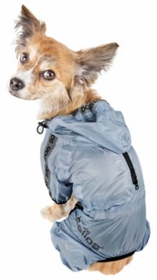 Image showing  Torrential Shield Waterproof Multi-Adjustable Full-Bodied Dog Windbreaker Raincoat