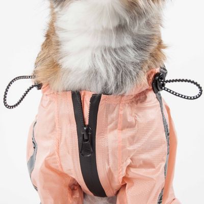 Dog Helios Torrential Shield Waterproof Multi-Adjustable Full-Bodied Dog Windbreaker Raincoat