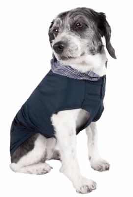 Image showing  Active Pull-Rover Premium 4-Way Stretch 2-Toned Performance Sleeveless Dog Tank Top Hoodie