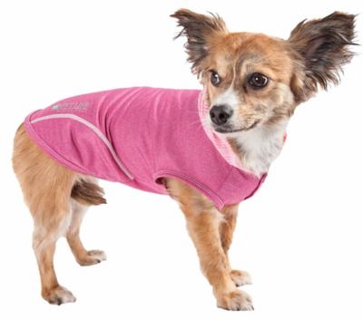 Pet Life Active Pull-Rover Premium 4-Way Stretch 2-Toned Performance Sleeveless Dog Tank Top Hoodie