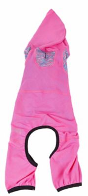 Image showing  Active Pawsterity Heathered Performance 4-Way Stretch 2-Toned Full-Bodied Dog Hoodie