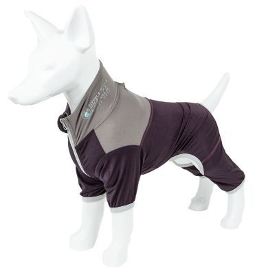 Image showing  Active Embarker Heathered Performance 4-Way Stretch 2-Toned Full-Bodied Warm Up Dog Suit