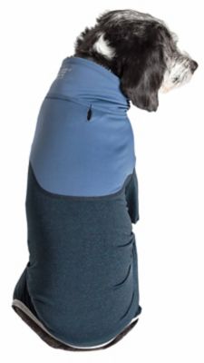 Image showing  Active Embarker Heathered Performance 4-Way Stretch 2-Toned Full-Bodied Warm Up Dog Suit