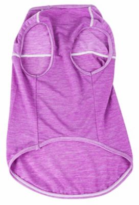 Pet Life Active Aero-Pawlse Heathered Quick-Dry and 4-Way Stretch-Performance Dog Tank Top T-Shirt