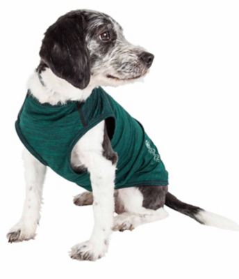 Image showing  Active Aero-Pawlse Heathered Quick-Dry and 4-Way Stretch-Performance Dog Tank Top