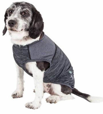 Image showing  Active Aero-Pawlse Heathered Quick-Dry and 4-Way Stretch-Performance Dog Tank Top