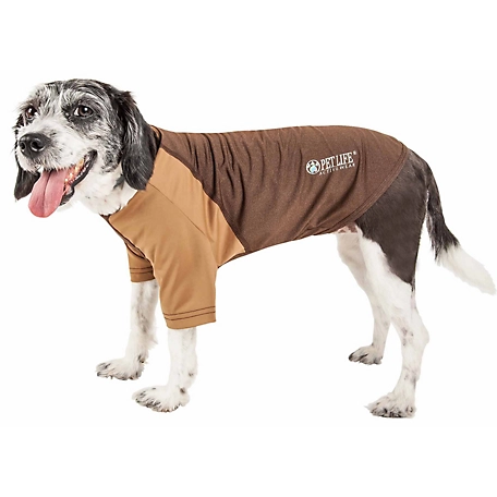 Pet Life Active Hybreed 4-Way Stretch Two-Toned Performance Dog T-Shirt