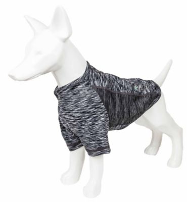 Pet Life Active Warf Speed Heathered Ultra-Stretch Sporty Performance Dog T-Shirt