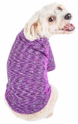 Pet Life Active Warf Speed Heathered Ultra-Stretch Sporty Performance Dog T-Shirt