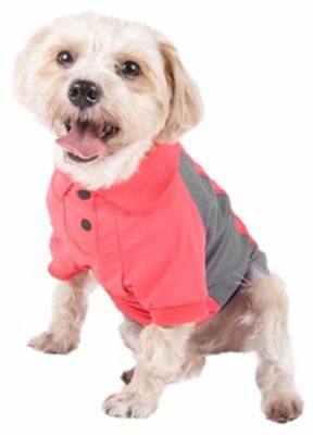 Image showing  Active Barko Pawlo Relax-Stretch Wick-Proof Performance Dog Polo T-Shirt