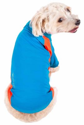 Image showing  Active Barko Pawlo Relax-Stretch Wick-Proof Performance Dog Polo T-Shirt