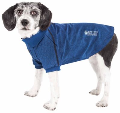 Pet Life Active Fur-Flexed Relax-Stretch Wick-Proof Performance Dog Polo T-Shirt