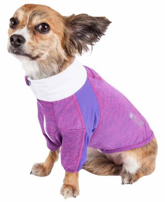 Image showing  Active Chewitt Wagassy 4-Way Stretch Performance Long-Sleeve Dog T-Shirt