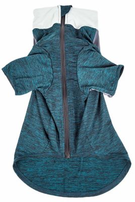 Pet Life Active Chewitt Wagassy 4-Way Stretch Performance Long-Sleeve Dog T-Shirt