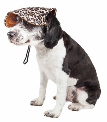 Image showing  Cheetah Bonita Cheetah Patterned UV-Protectant Adjustable Fashion Dog Hat Cap