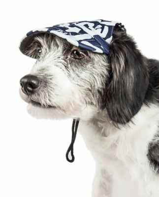 Pet Life Bone Cappa Graffiti Sculptured UV-Protectant Adjustable Fashion Dog Hat Cap