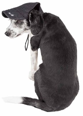 Pet Life Cap-Tivating UV-Protectant Adjustable Fashion Dog Hat Cap
