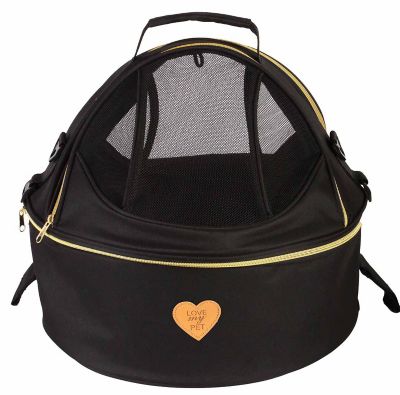 Pet Life Air-Venture Dual-Zip Airline Approved Panoramic Circular Travel Pet Dog Carrier