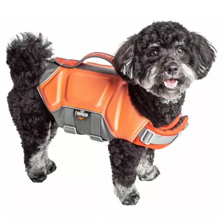 Helios Tidal Guard Multi-Point Reflective Dog Life Vest Strategically Stitched Dog Life Jackets