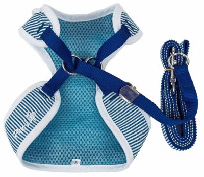 Image showing 3 th Pet Life Luxe Spawling 2-in-1 Mesh Reversed Adjustable Dog Harness and Leash with Fashion Bowtie