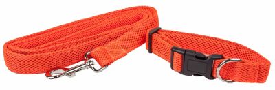 Pet Life Aero Mesh 2-in-1 Dual-Sided Comfortable and Breathable Adjustable Mesh Dog Leash and Collar