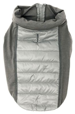 Pet Life Apex Lightweight Hybrid 4-Season Stretch and Quick-Dry Dog Coat with Pop out Hood