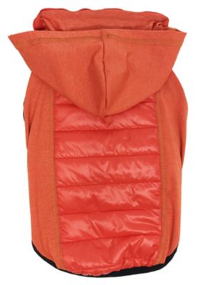 Pet Life Apex Lightweight Hybrid 4-Season Stretch and Quick-Dry Dog Coat with Pop out Hood