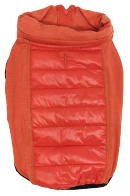 Pet Life Apex Lightweight Hybrid 4-Season Stretch and Quick-Dry Dog Coat with Pop-Out Hood
