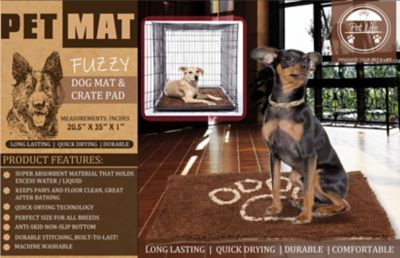 Image showing 2 th Pet Life Fuzzy Quick-Drying Anti-Skid Mat Dog Bed