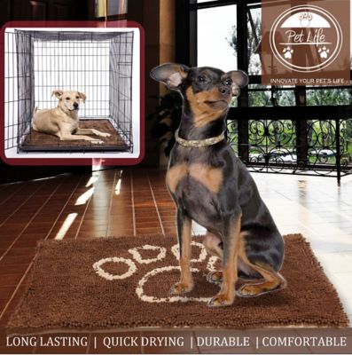 Image showing 4 th Pet Life Fuzzy Quick-Drying Anti-Skid Mat Dog Bed