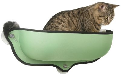 Image showing  Gravity-Lounge Suction Cup Cat Lounger and Bed