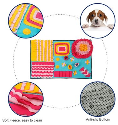 Image showing 5 th Pet Life Sniffer Snack Interactive Feeding Pet Snuffle Mat
