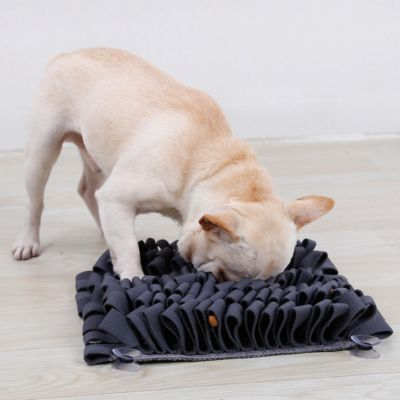 Image showing  Sniffer Grip Interactive Anti-Skid Suction Pet Snuffle Mat, Gray