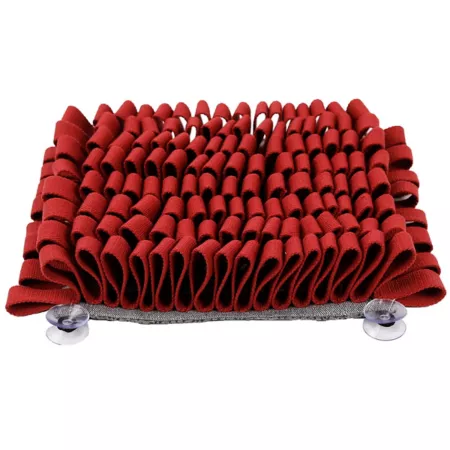 Pet Life Sniffer Grip Non-Slip Interactive Pet Sniffing Mat Red Lick & Snuffle Mats