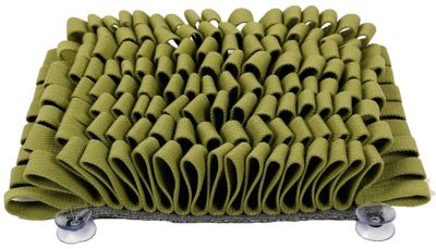 Pet Life Sniffer Grip Interactive Anti-Skid Suction Pet Snuffle Mat, Green