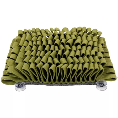 Pet Life Sniffer Grip Non-Slip Interactive Pet Sniffing Mat Green Lick & Snuffle Mats